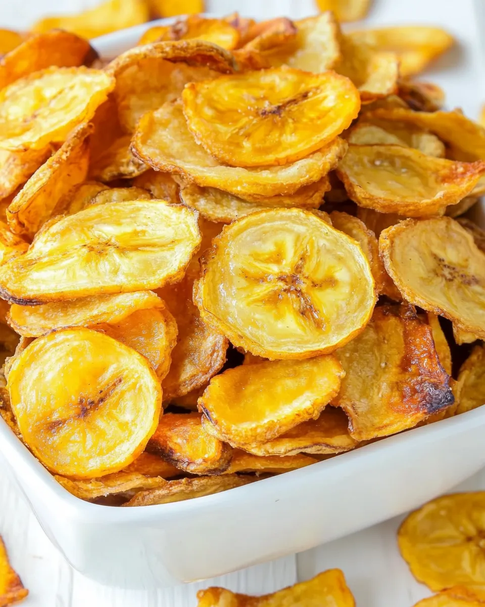 Delicious Banana Chips shot