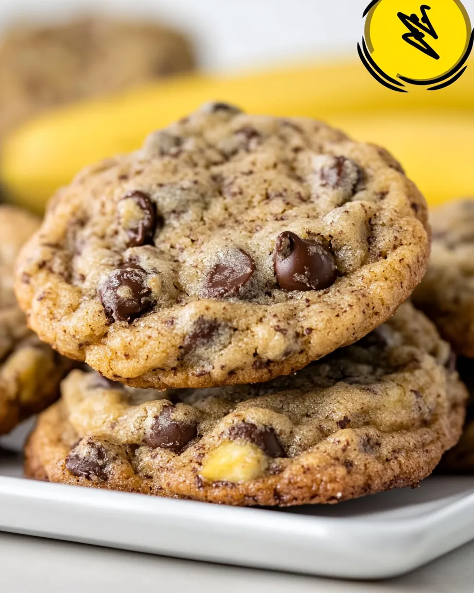 Easy Banana Chocolate Chip Cookies picture