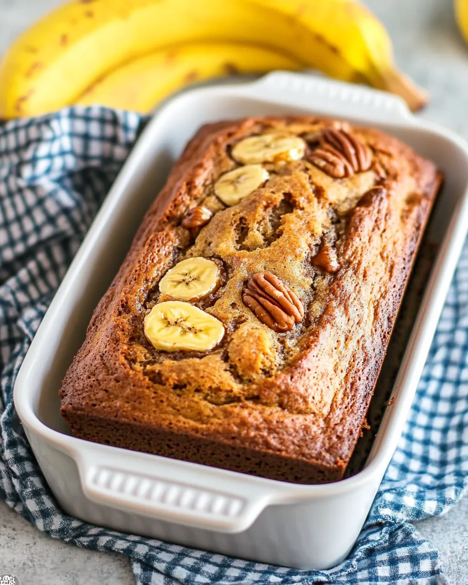 Homemade Banana Nut Bread Recipe photo