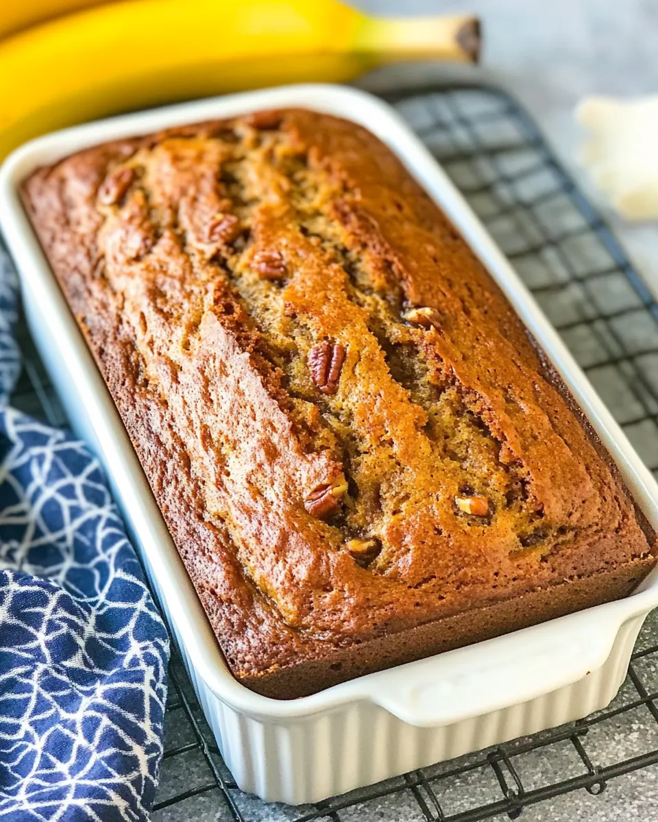 Classic Banana Nut Bread Recipe image