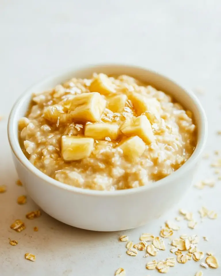 Homemade Banana Smash Oatmeal photo