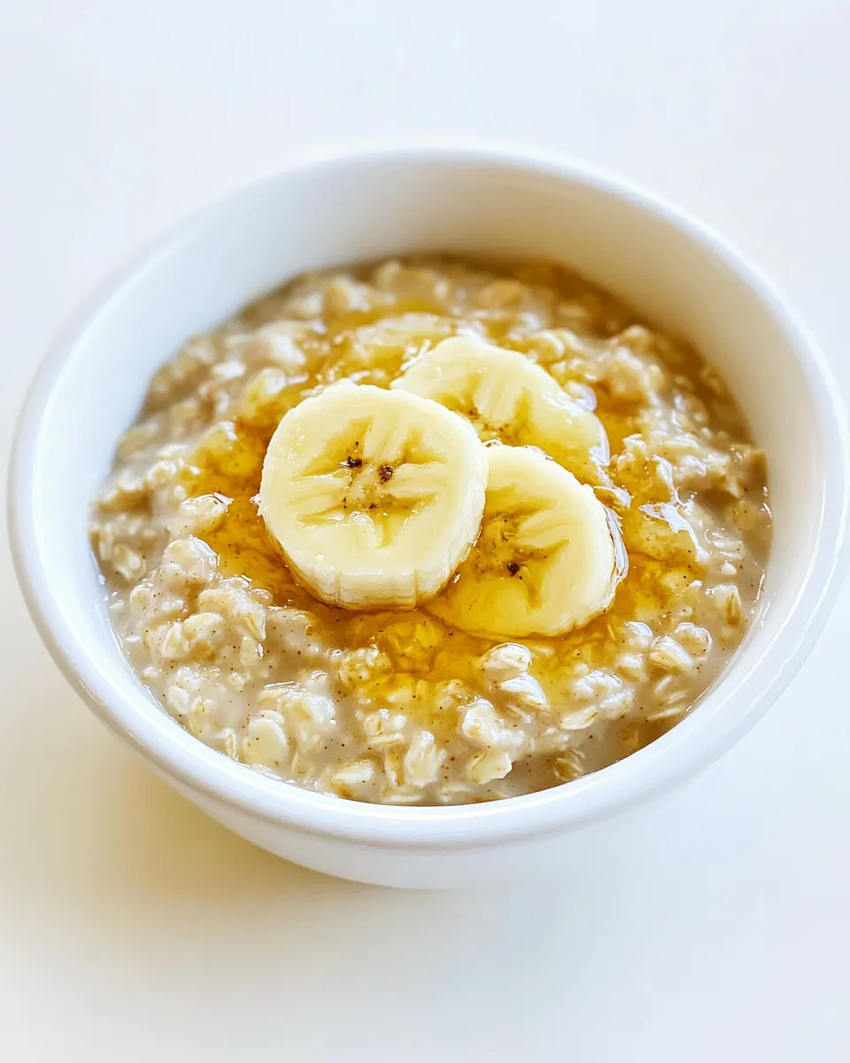 Classic Banana Smash Oatmeal image