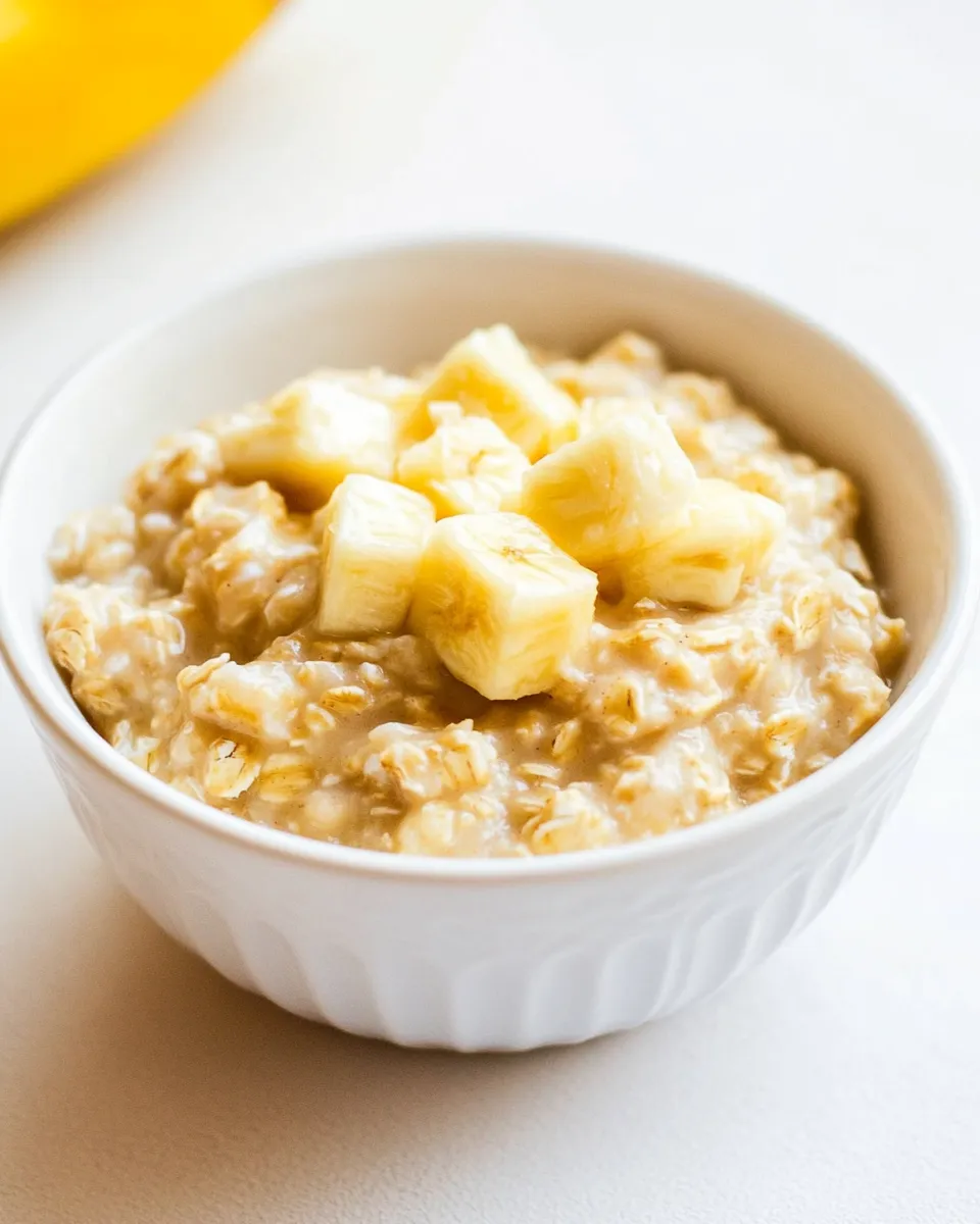 Easy Banana Smash Oatmeal recipe photo