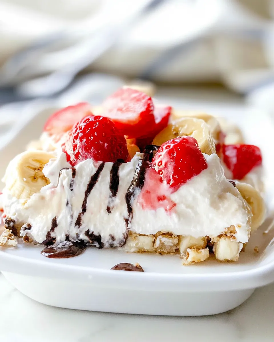 Homemade Banana Split Dessert image