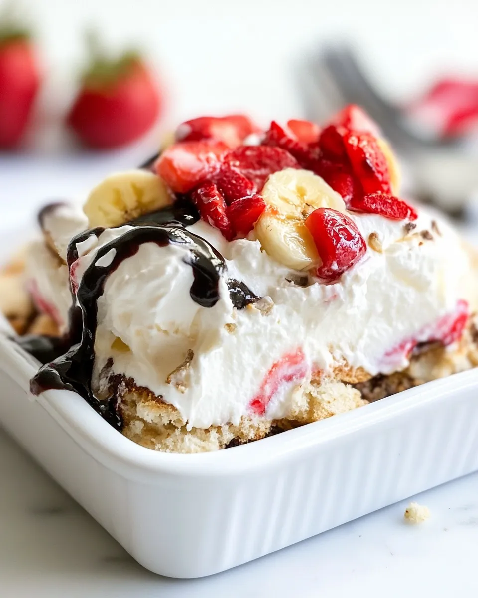 Classic Banana Split Dessert photo