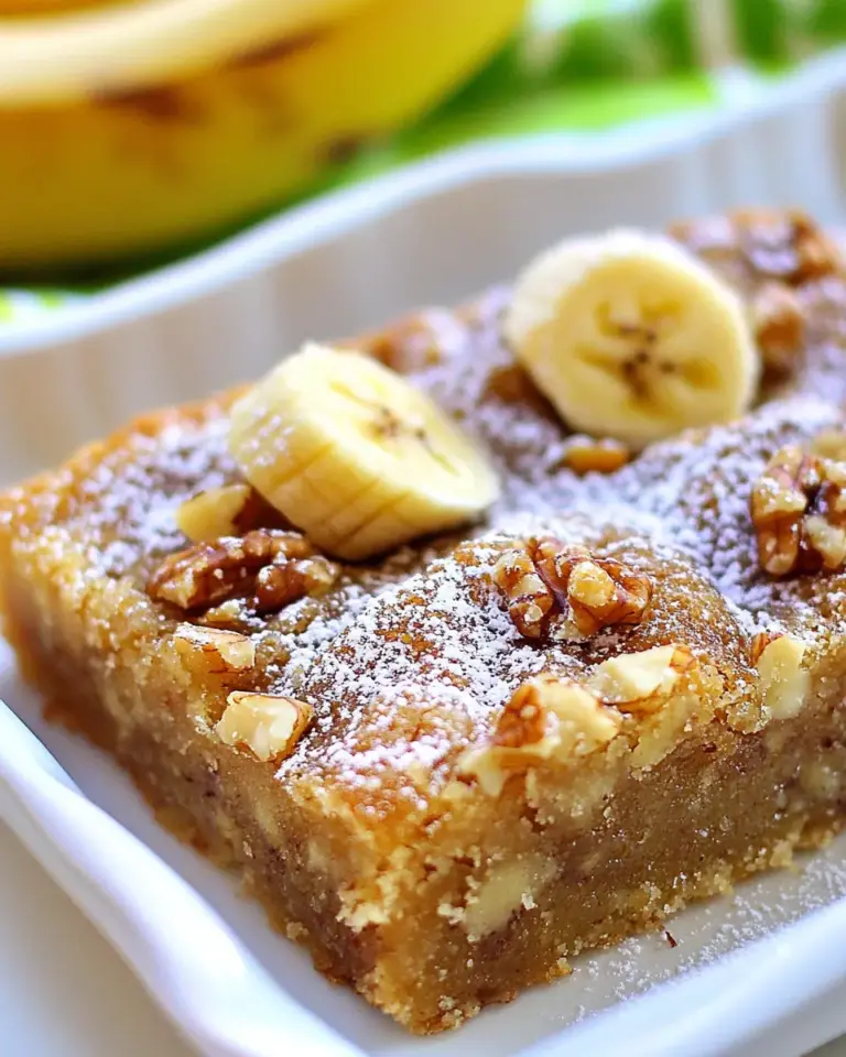 Delicious Banana Walnut Bars Vegan photo