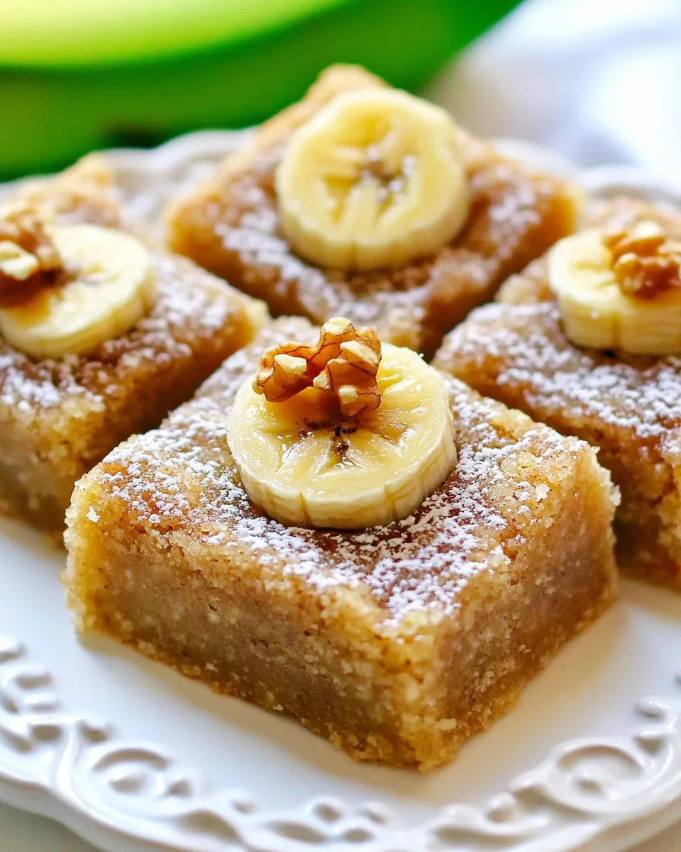 Classic Banana Walnut Bars Vegan picture