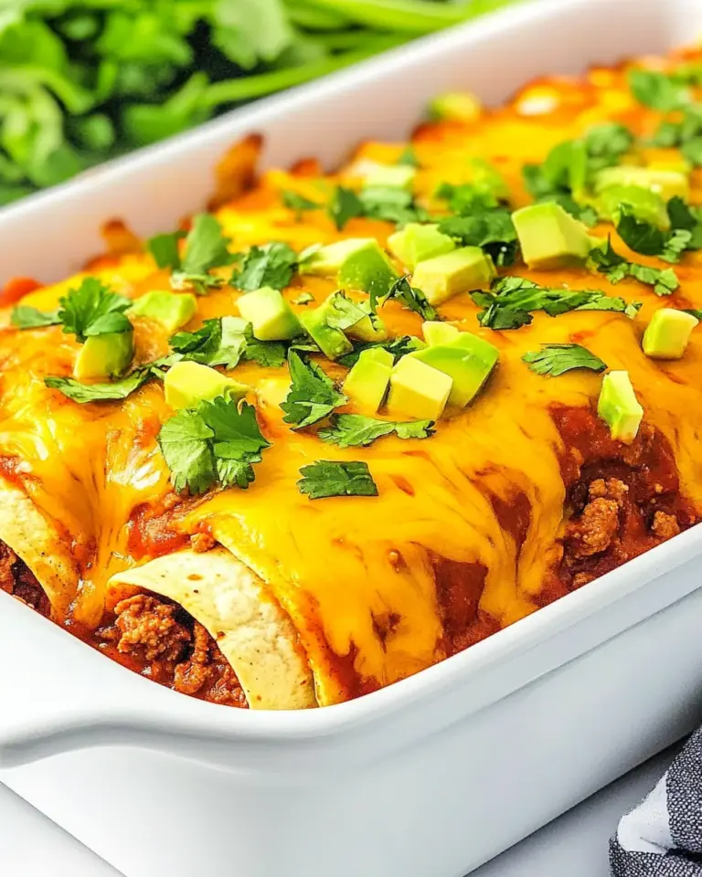 Delicious Beef & Cheese Enchilada Casserole (Low-Carb) photo