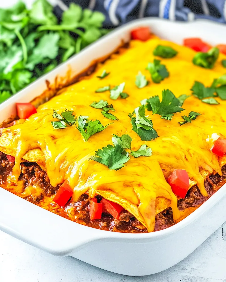 Best Beef & Cheese Enchilada Casserole (Low-Carb) recipe photo