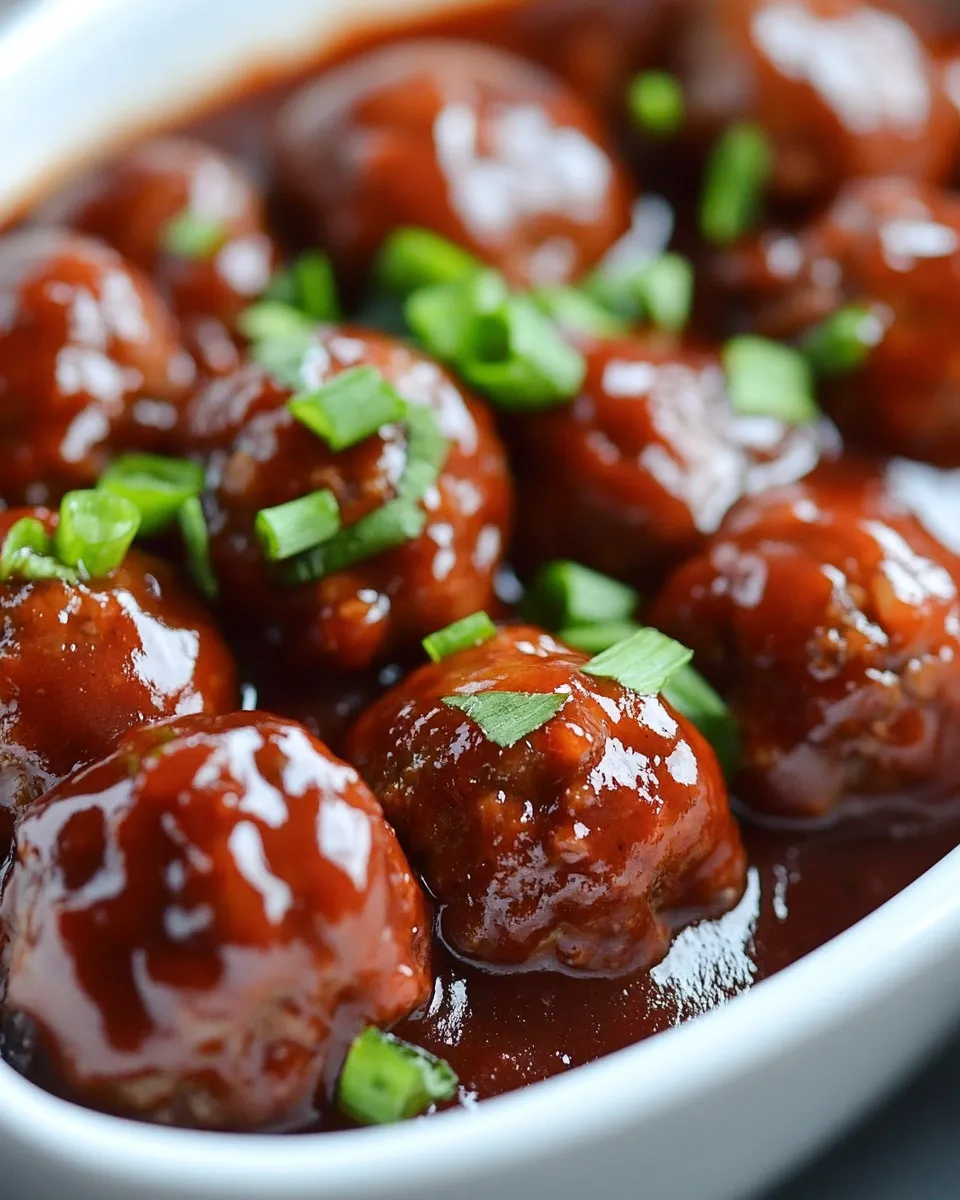Easy Best BBQ Crockpot Meatballs recipe photo