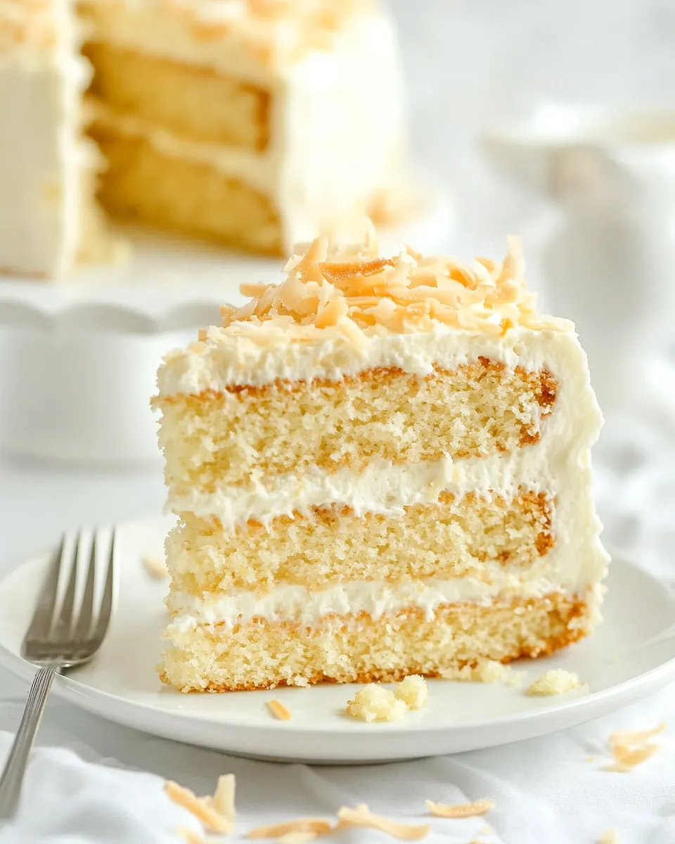 Classic Best Coconut Cake image
