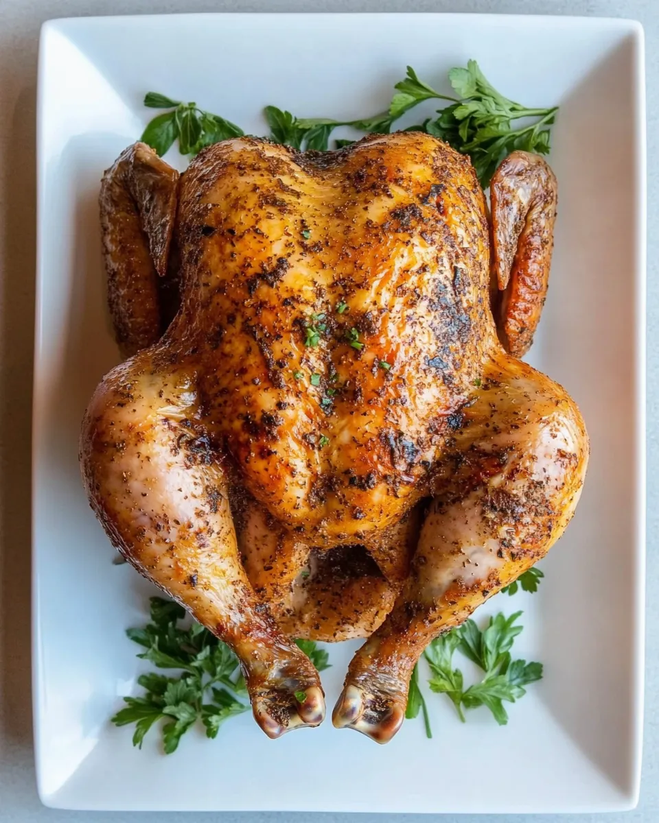 Easy Best Smoked Whole Chicken Without Brine (Traeger Demo) picture