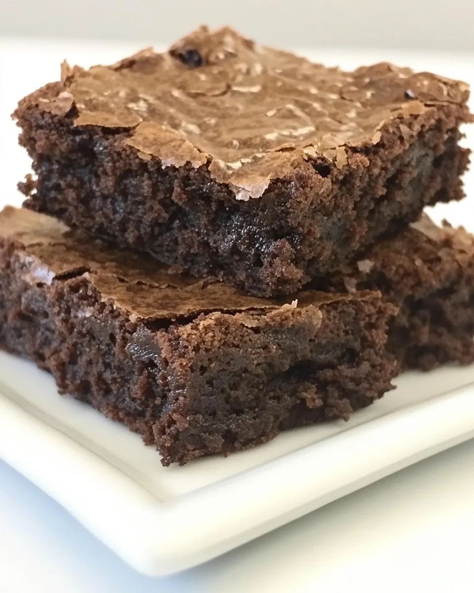 Delicious Better-Than-Box-Mix Brownies shot