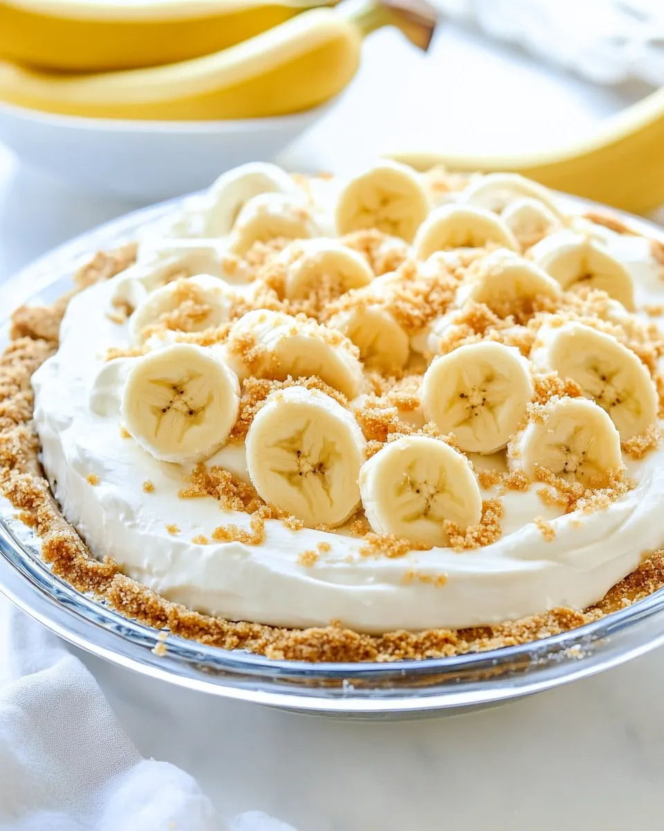 Homemade Biscoff Banana Cream Pie photo