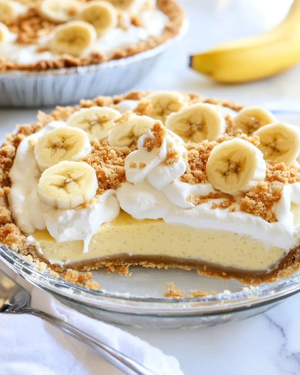 Delicious Biscoff Banana Cream Pie shot