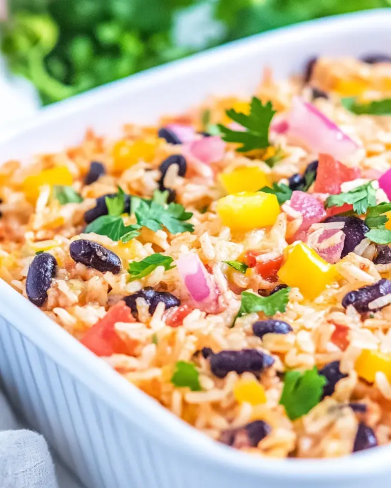 Homemade Black Bean and Rice Casserole photo