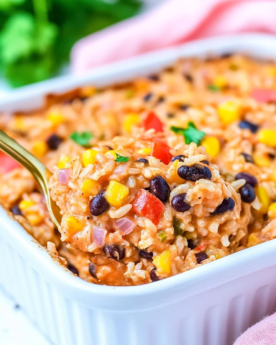 Classic Black Bean and Rice Casserole image