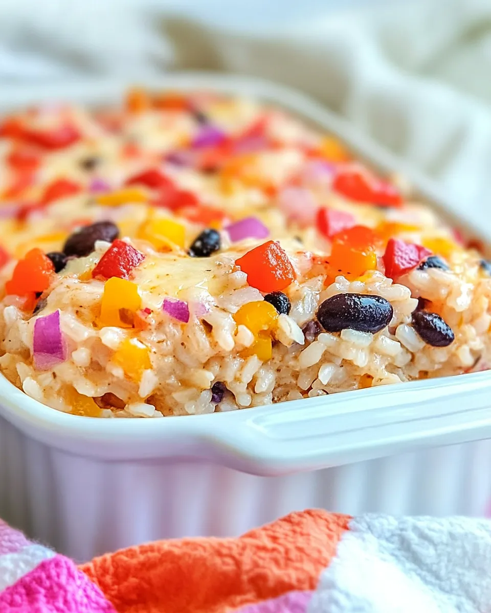Easy Black Bean and Rice Casserole picture