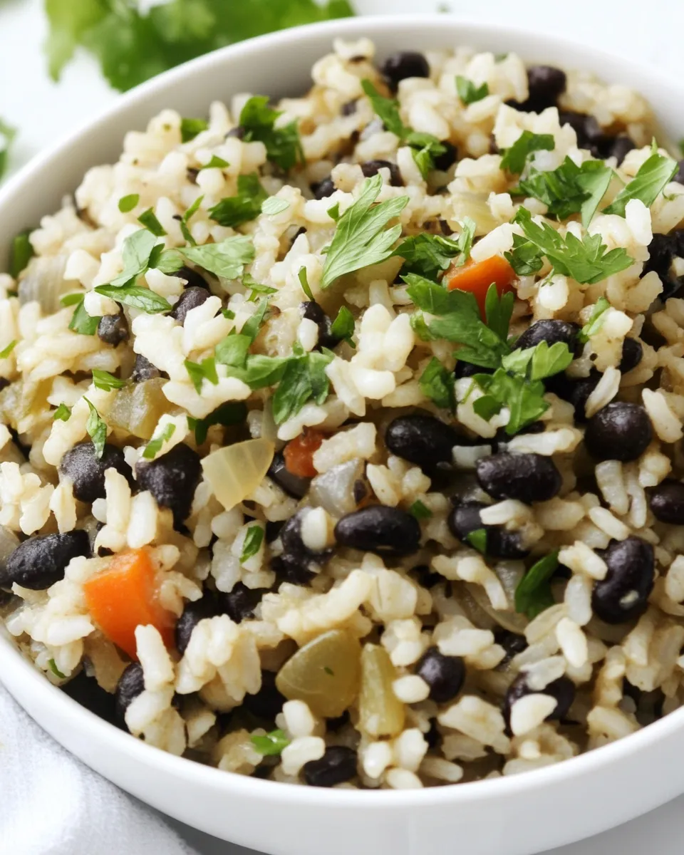 Homemade Black Beans and Rice photo