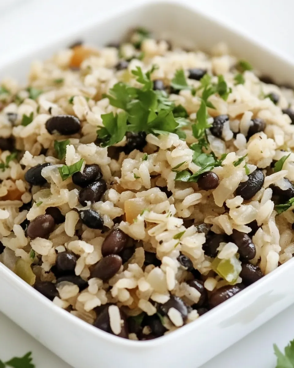 Easy Black Beans and Rice recipe photo