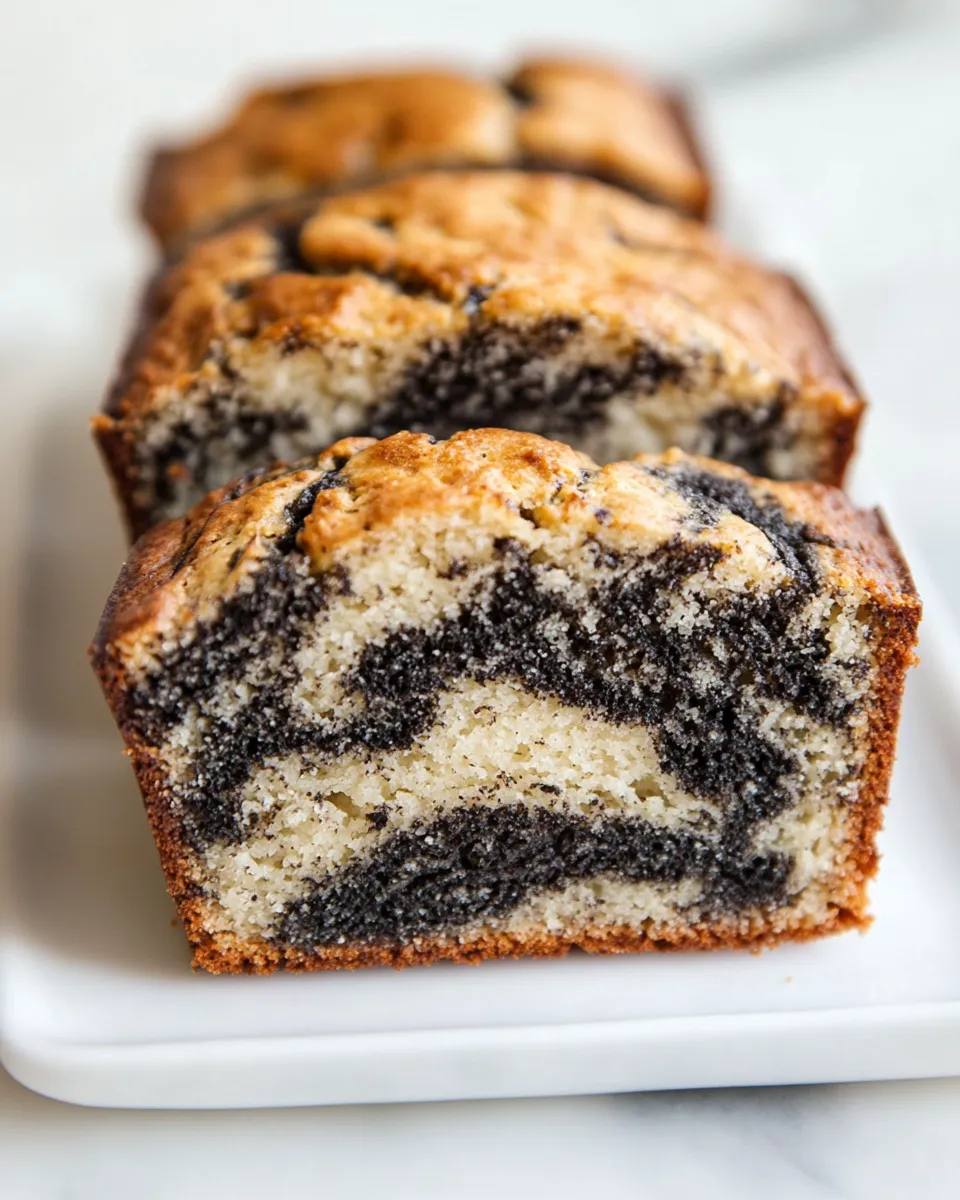 Classic Black Sesame Swirl Banana Bread image