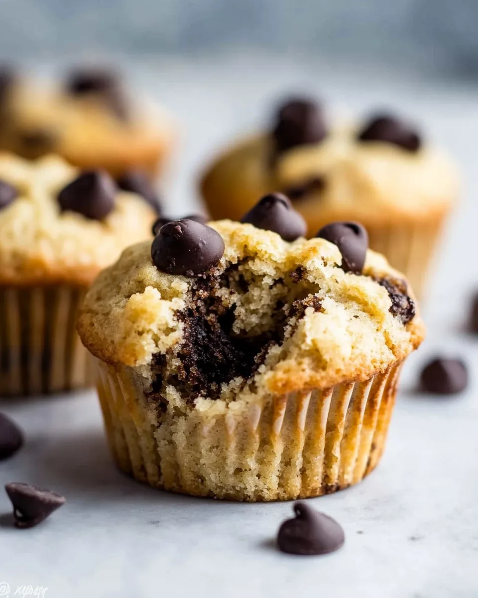 Easy Black Walnut Chocolate Chip Keto Low-Carb Muffins With Almond Flour picture