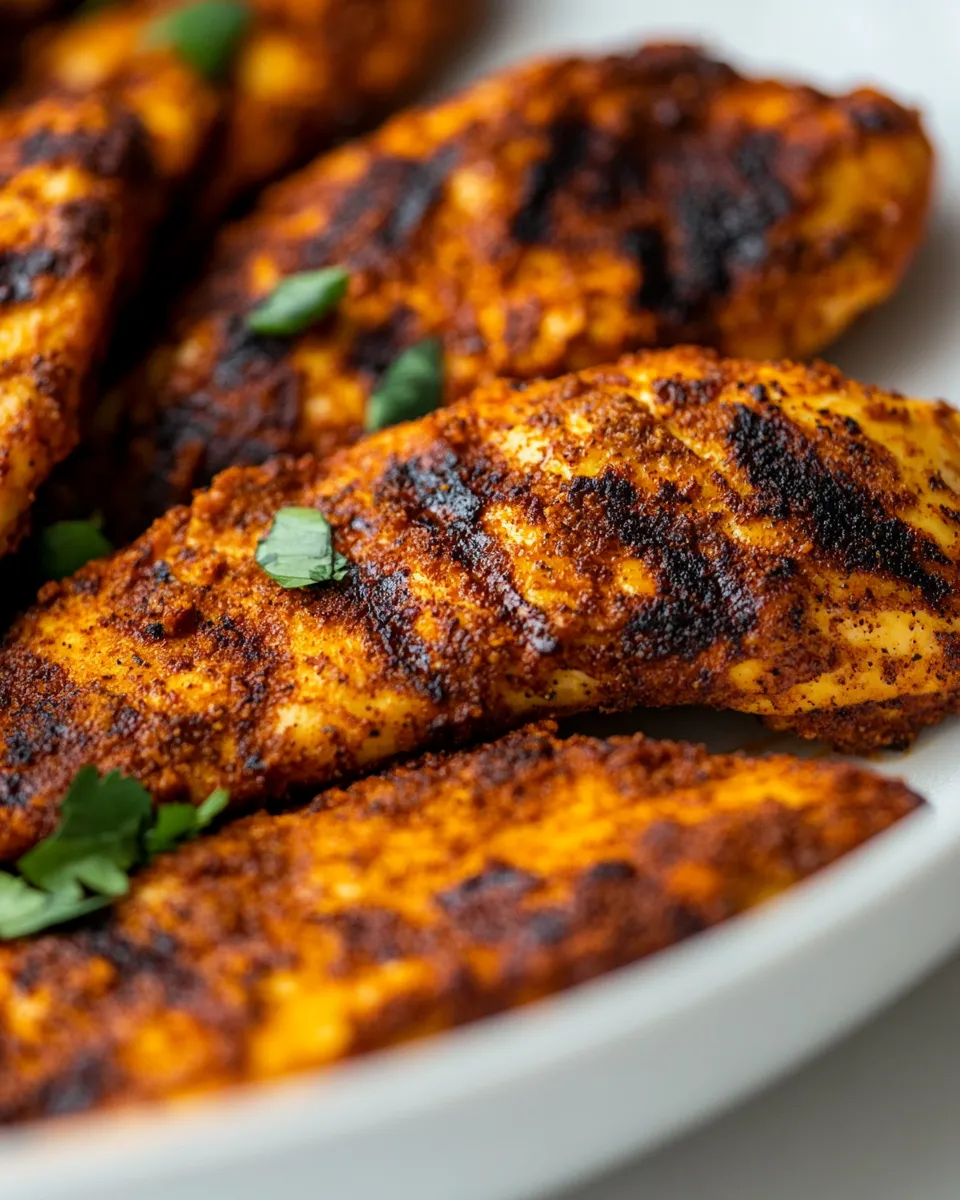 Classic Blackened Chicken Tenders recipe photo