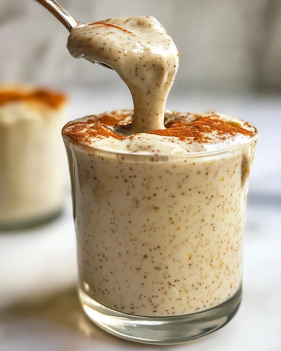 Easy Blended Cinnamon Roll Protein Overnight Oats picture