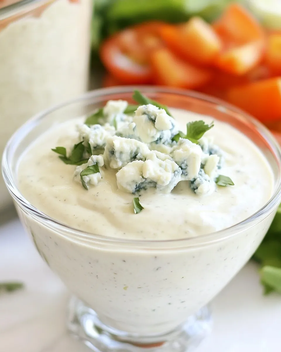 Easy Blender Blue Cheese Dressing Recipe picture