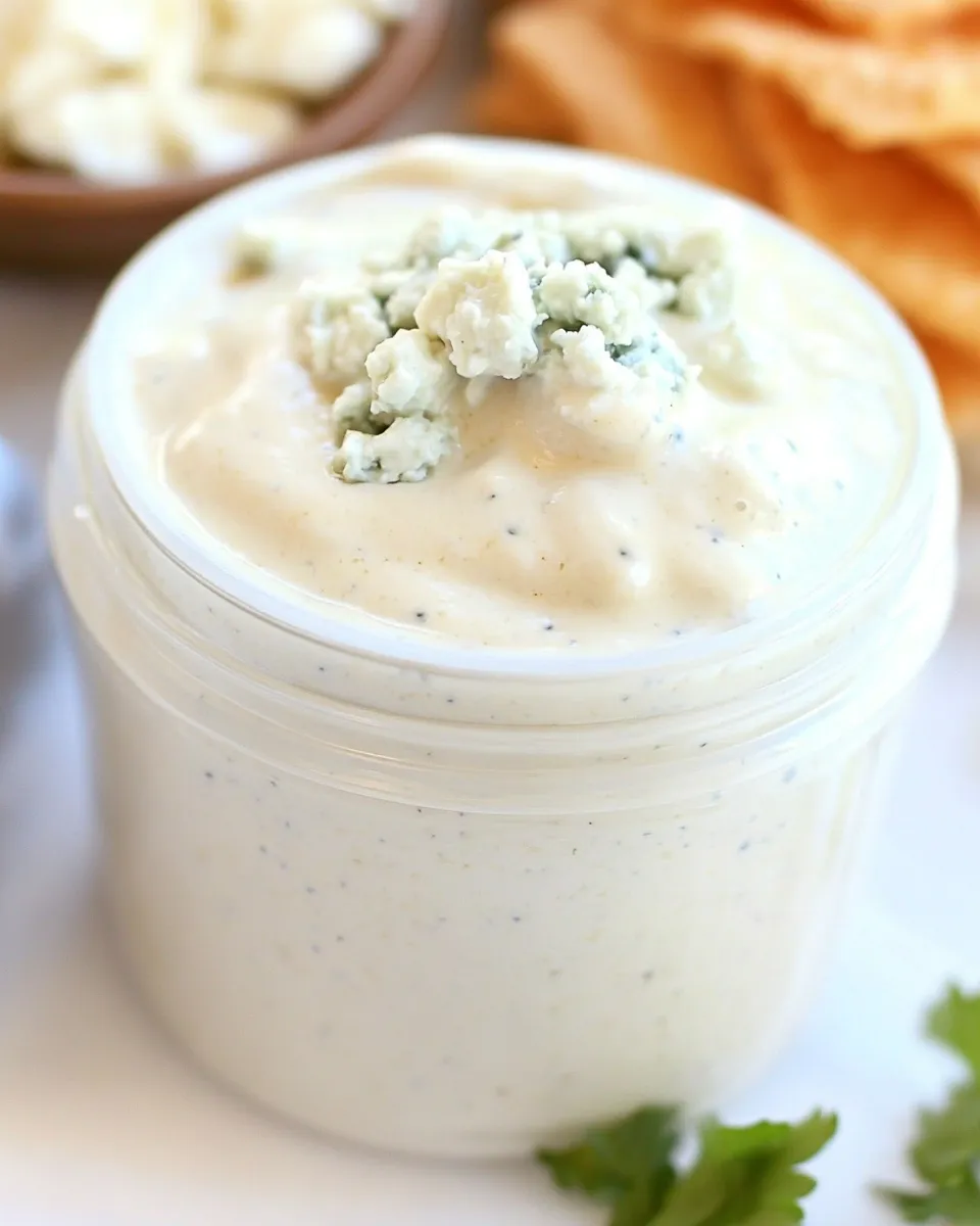 Delicious Blender Blue Cheese Dressing Recipe shot