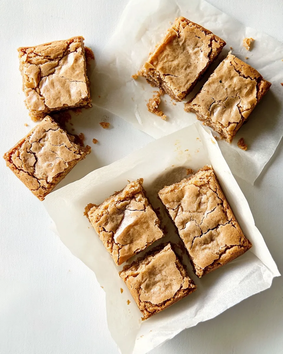 Homemade Blondies Recipe photo