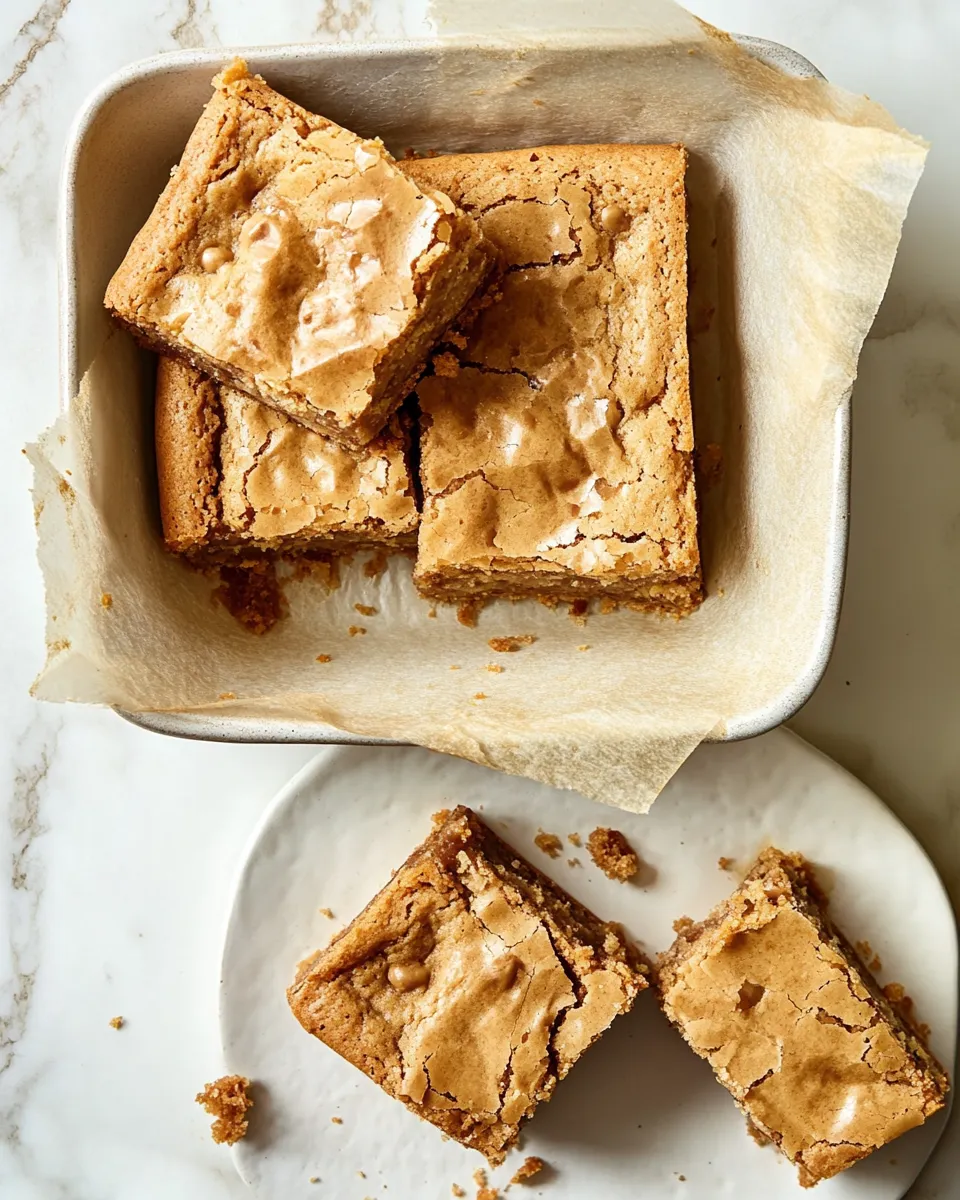 Classic Blondies Recipe image