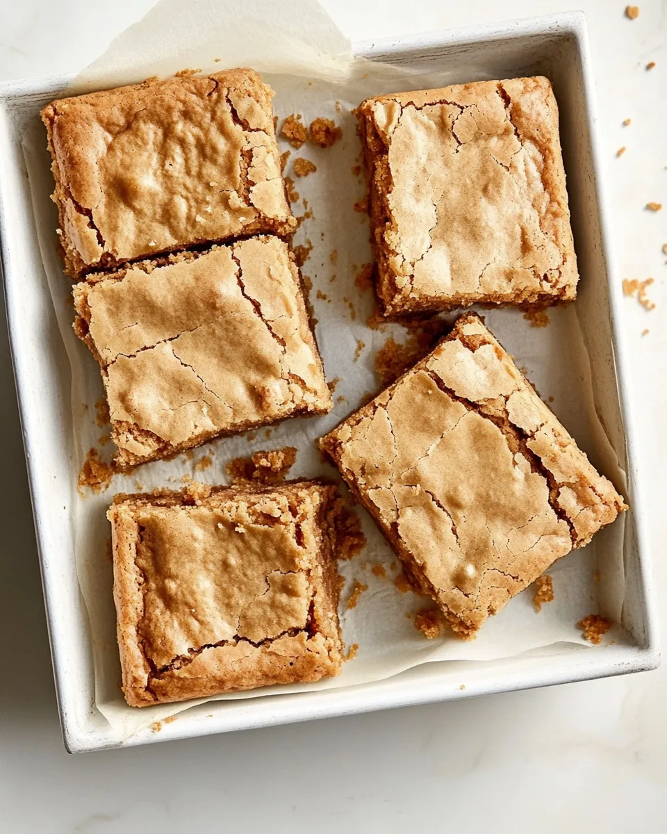Easy Blondies Recipe picture