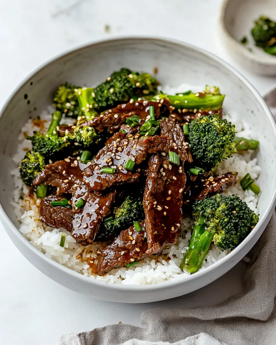 Classic Broccoli Beef Recipe image