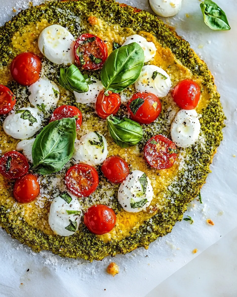 Delicious Broccoli Pizza Crust shot
