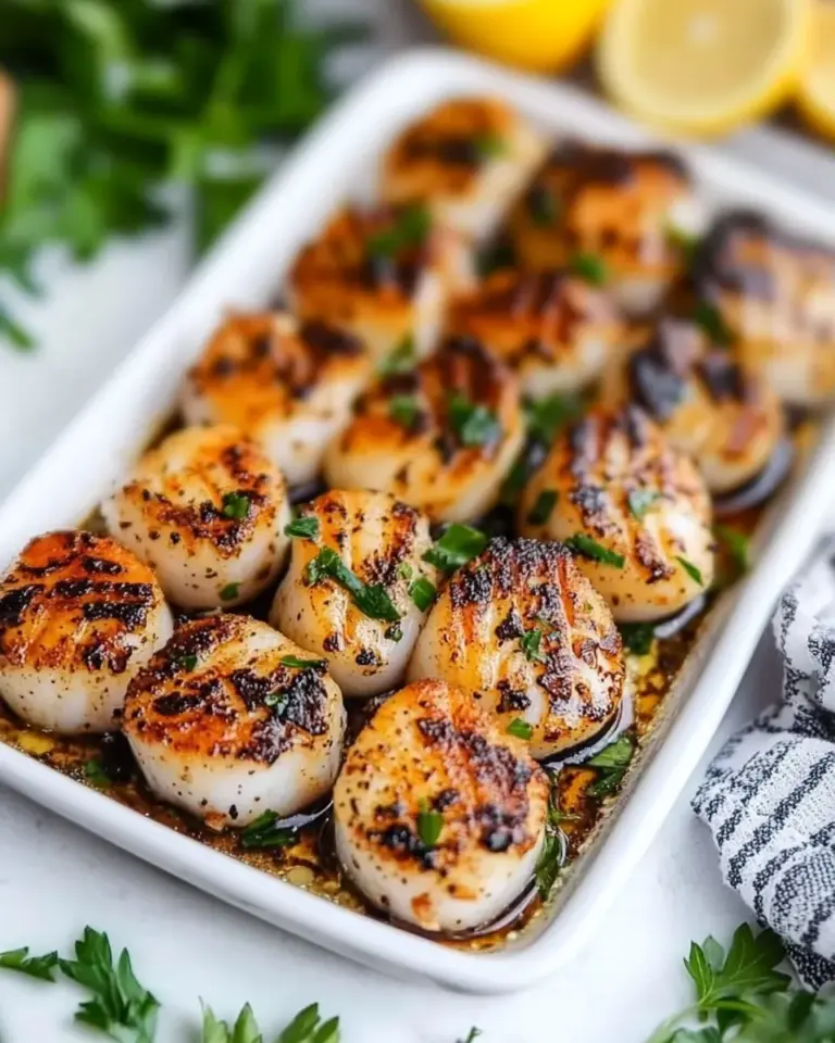 Homemade Broiled Scallops photo