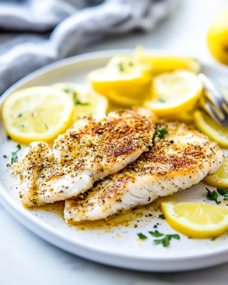 Homemade Broiled Tilapia Oreganata photo