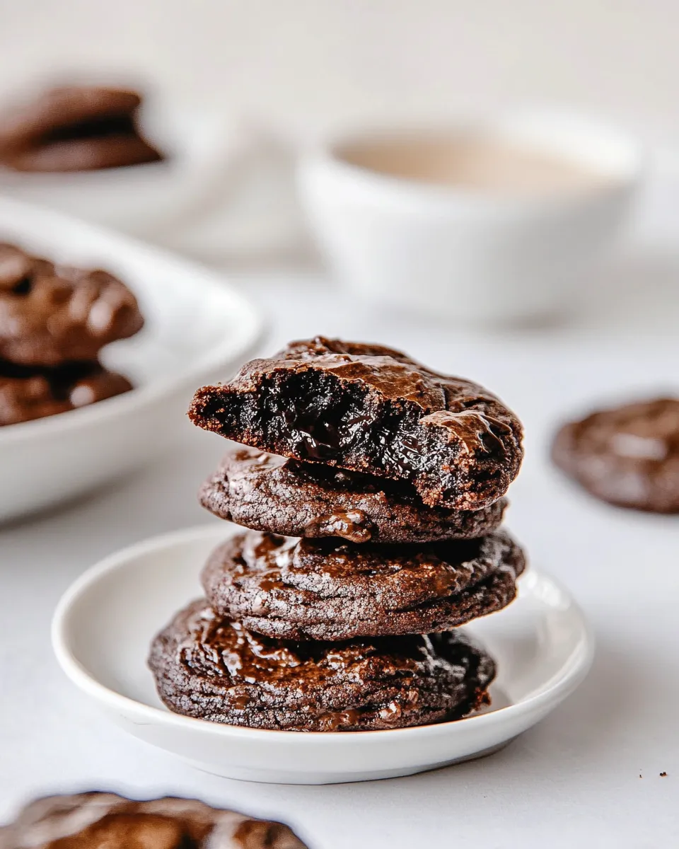 Delicious Brownie Cookies shot