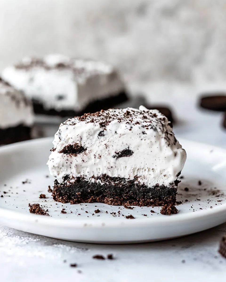 Classic Brownie Oreo Ice Cream Bars image