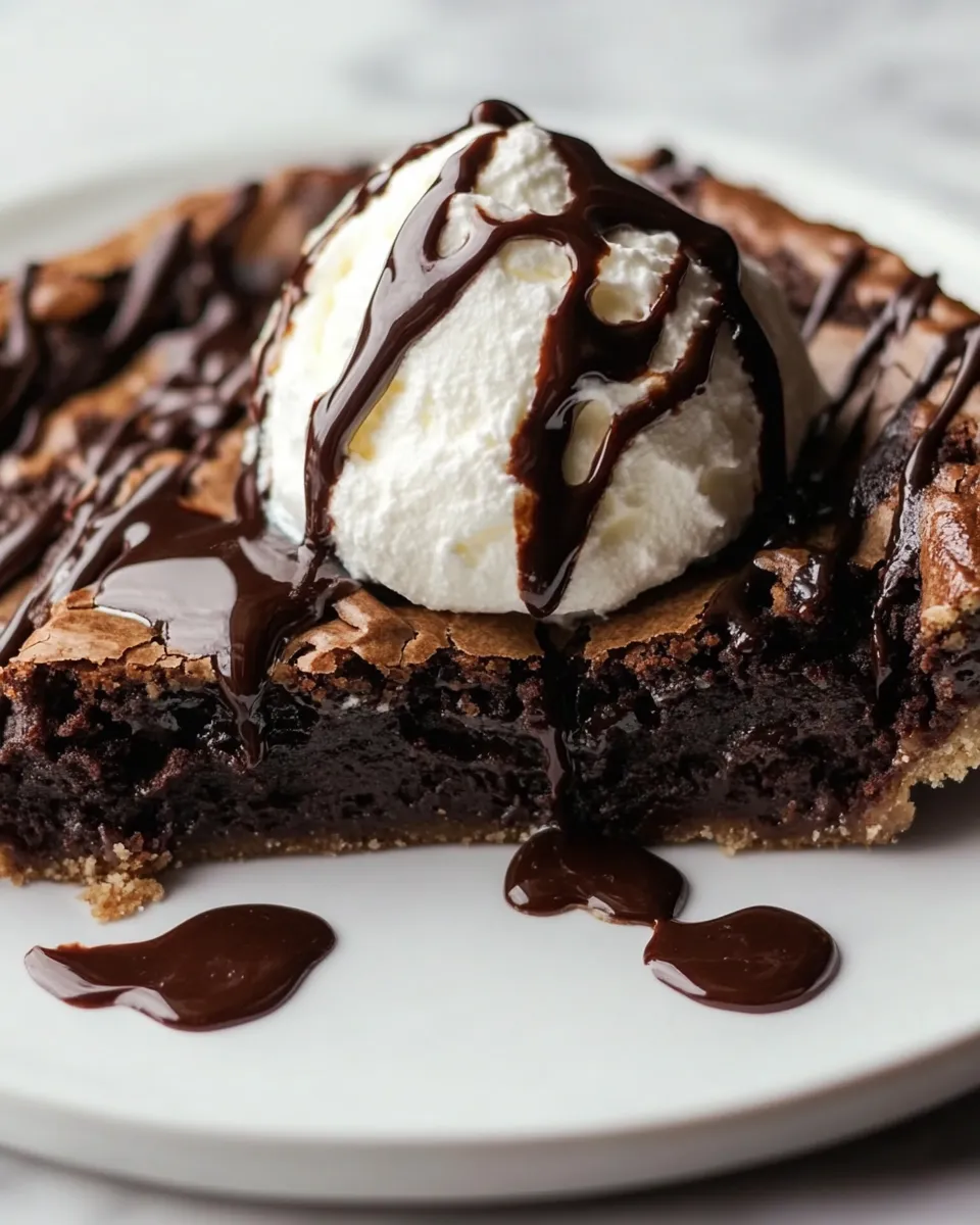 Easy Brownie Pie a la Mode picture