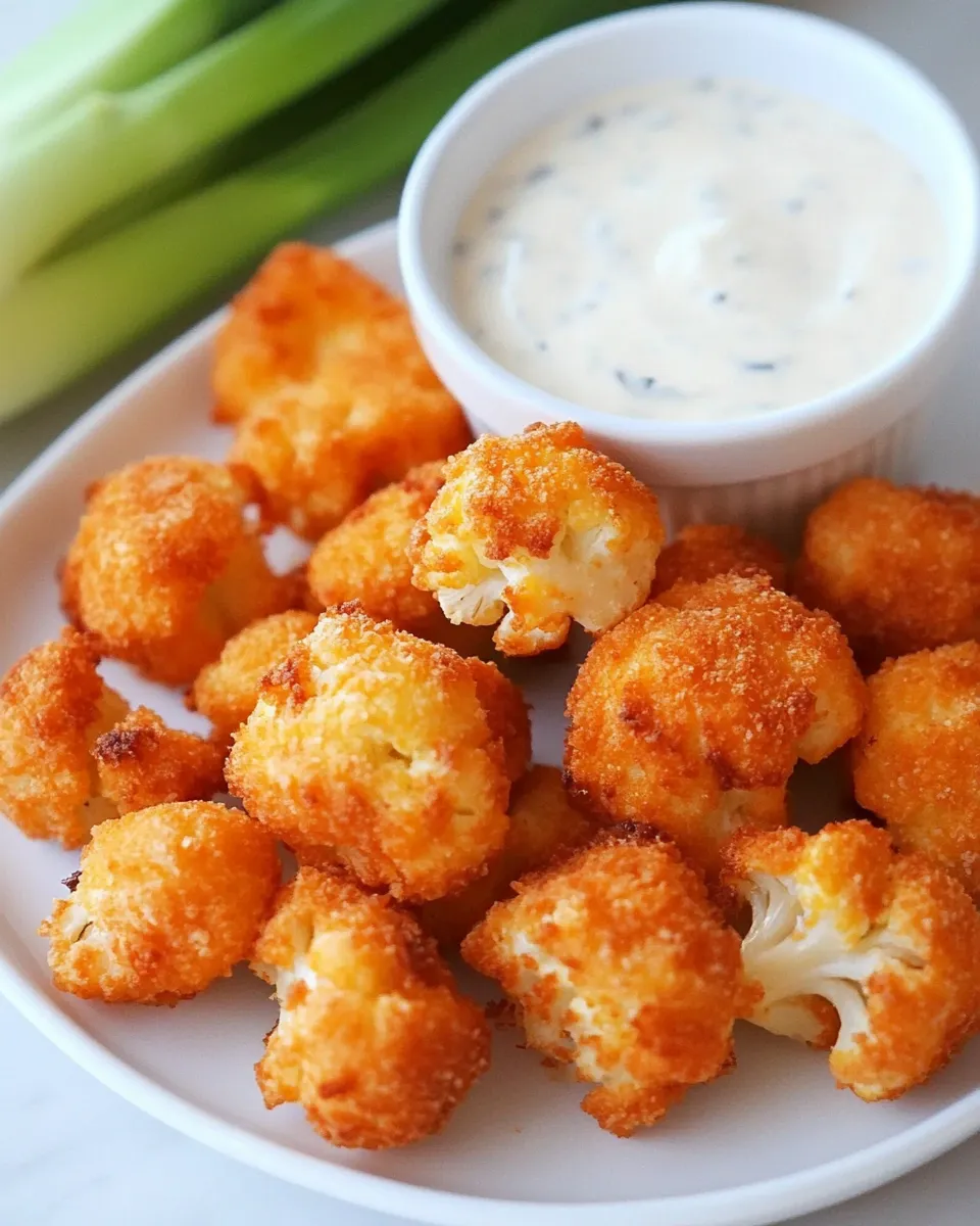 Delicious Buffalo Cauliflower bites image
