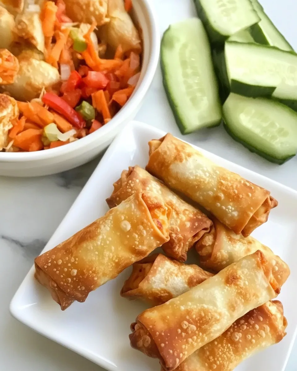 Easy Buffalo Chicken Egg Rolls picture