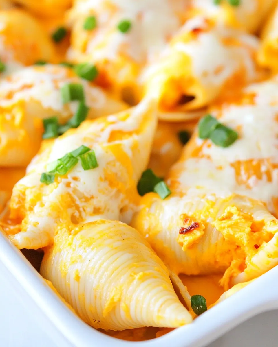 Easy Buffalo Chicken Stuffed Shells Recipe picture