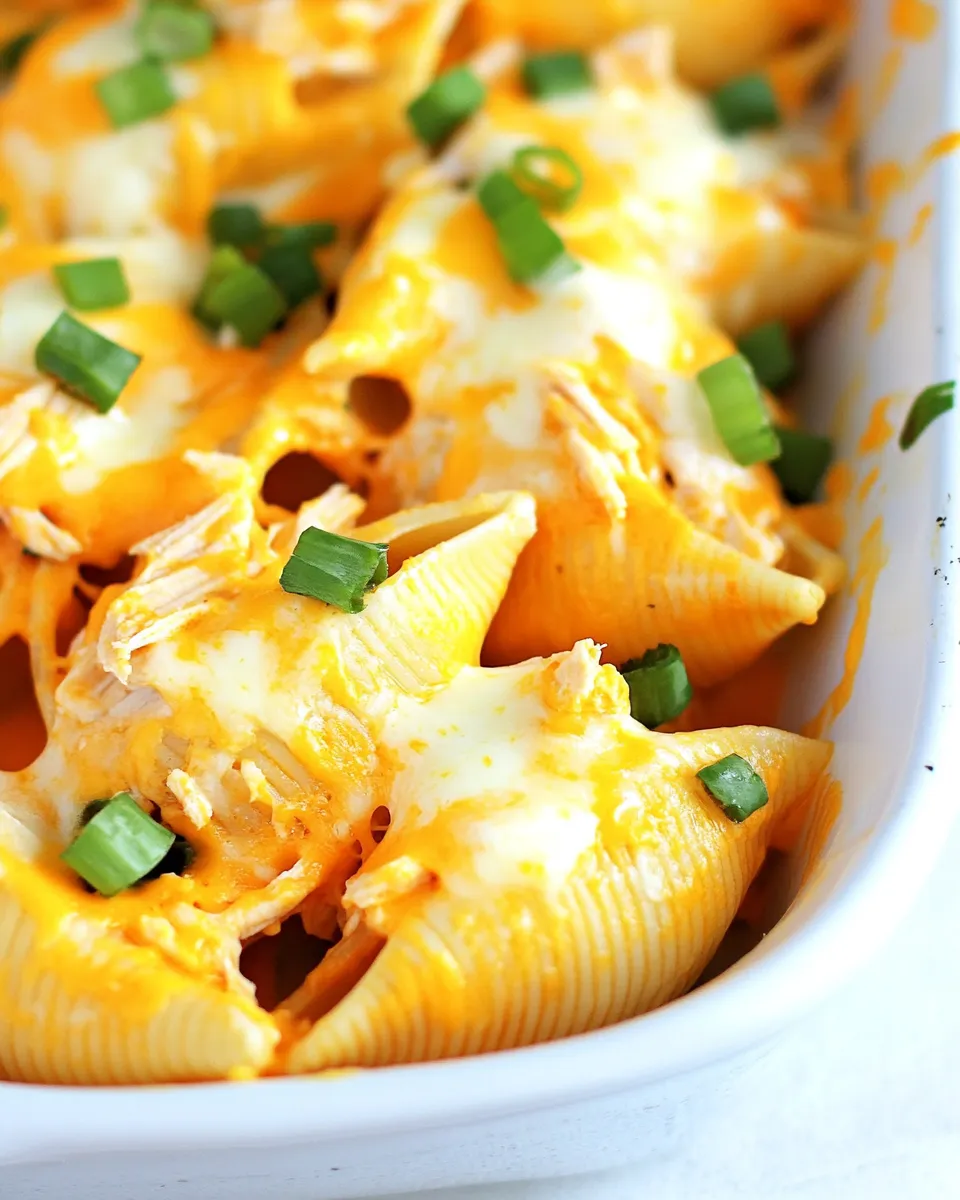Delicious Buffalo Chicken Stuffed Shells Recipe shot