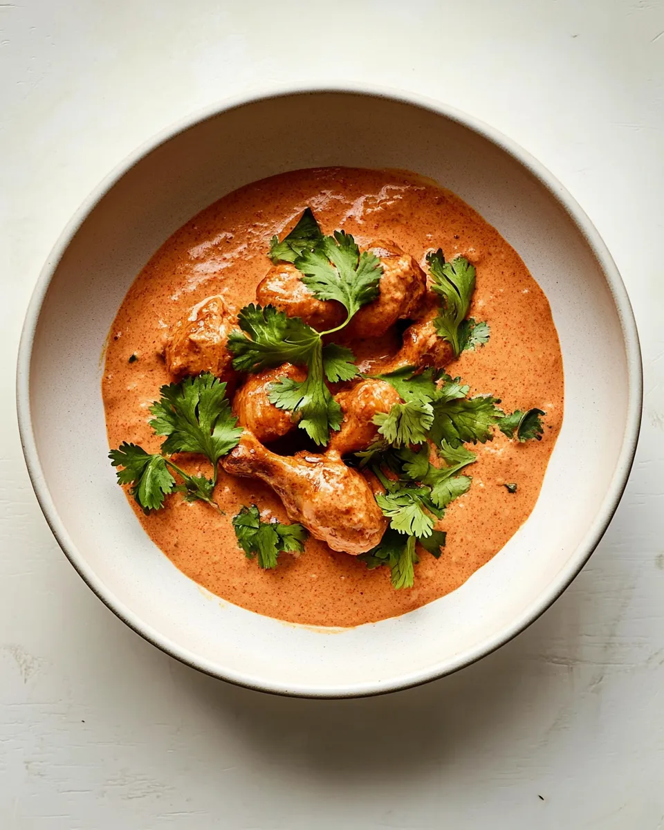 Delicious Butter Chicken shot