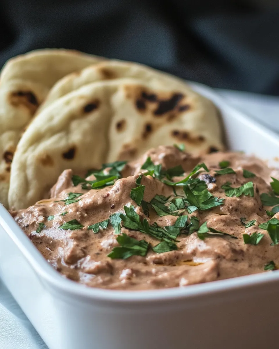 Easy Butter Chicken Dip with Gluten-Free Naan Bread picture