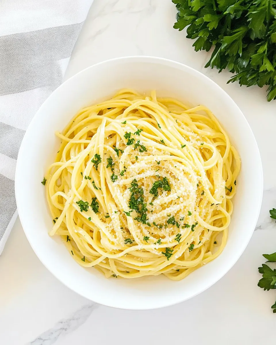 Classic Buttered Noodles image