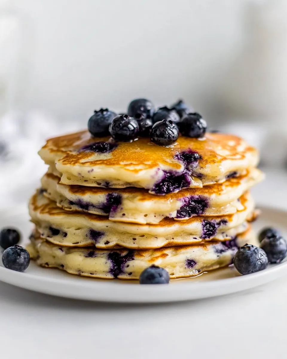 Easy Buttermilk Blueberry Pancakes picture