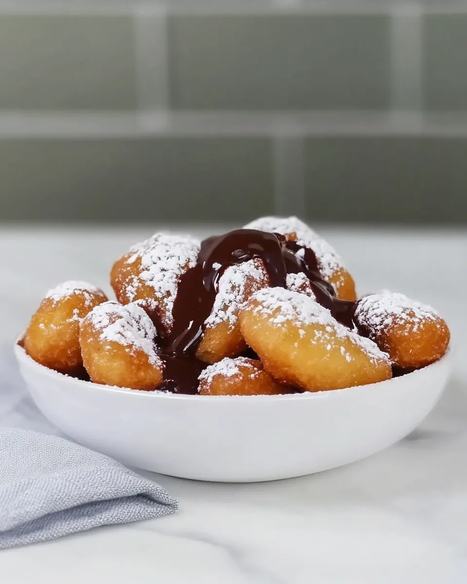 Easy Buuelos with Warm Chocolate Sauce picture