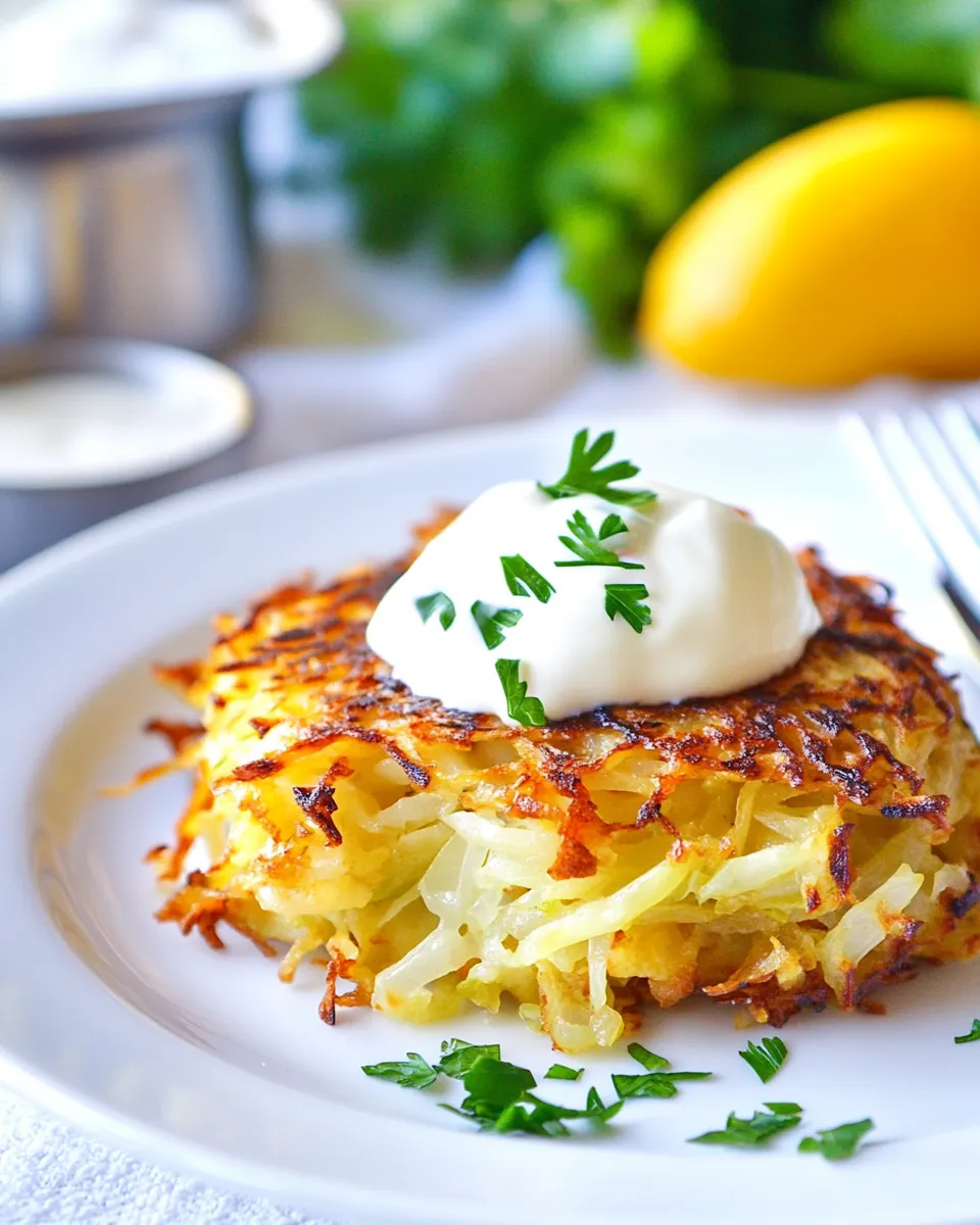 Classic Cabbage Hash Browns Recipe image